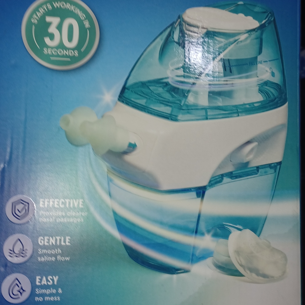 Nasal Irrigation System - Blue and White
